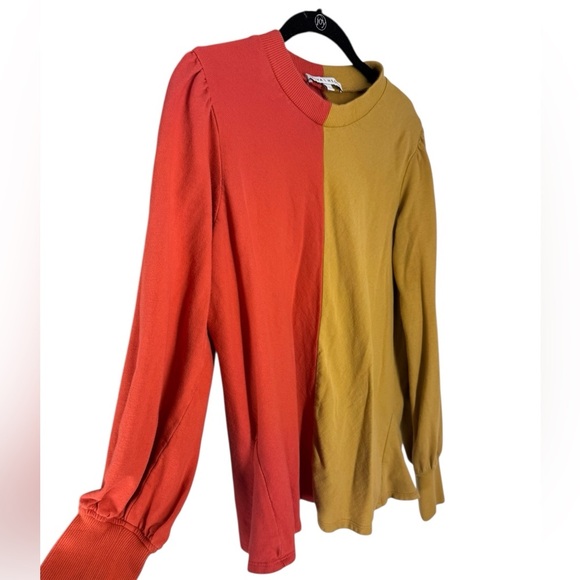 Selva Negra 2 toned top MOD orange and mustard large - Picture 2 of 4